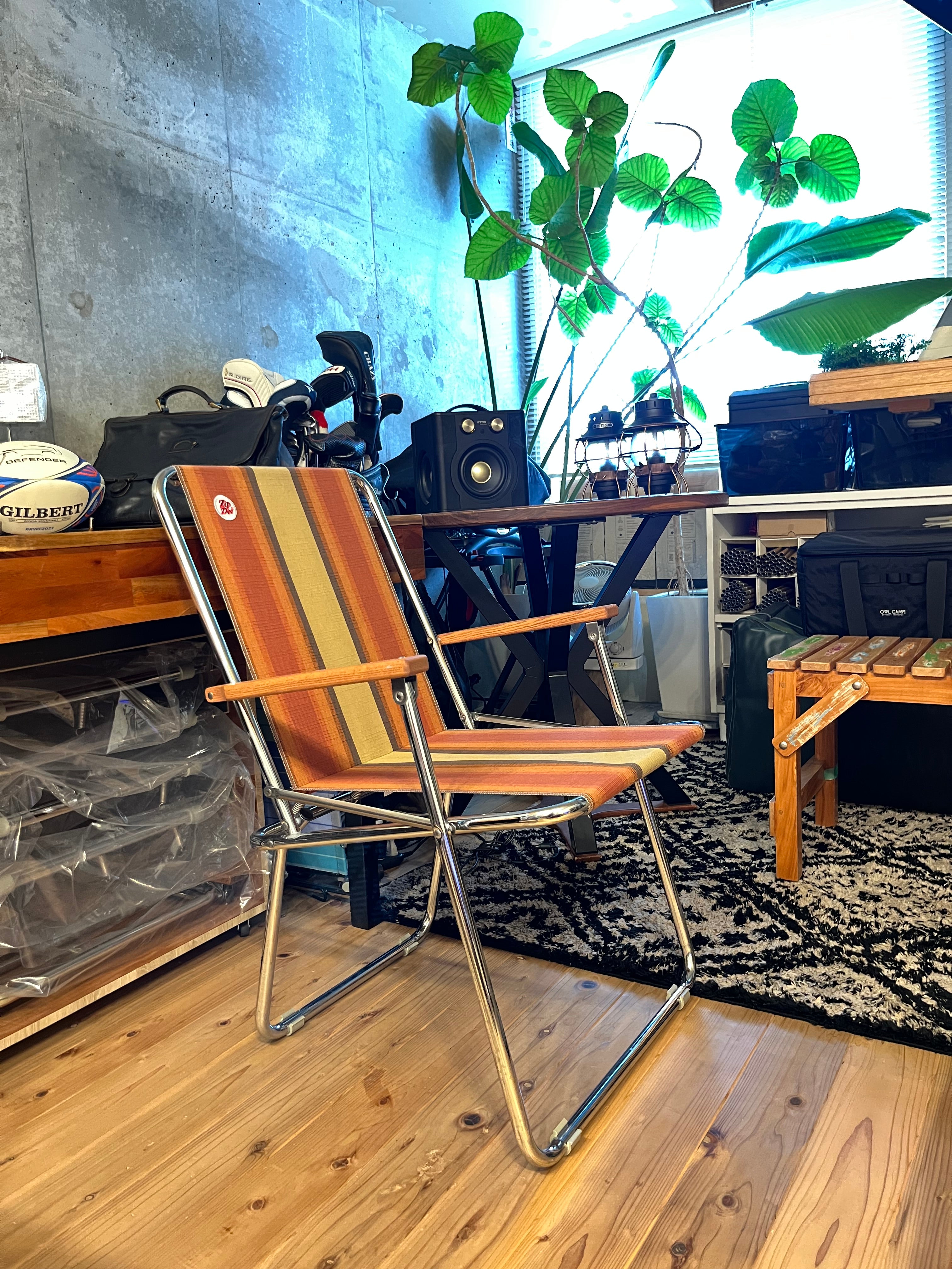 ZipDee CHAIR col. 4857 [Colonnade Redwood] – ZipDee Awning & Chair