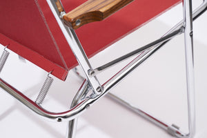 ZipDee CHAIR col. 4603 [Jockey Red] - ZipDee Awning & Chair / Solo Star Japan Co.,Ltd.