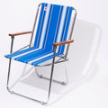 ZipDee CHAIR col.4755 [Pacific Blue Fancy] - ZipDee Awning & Chair / Solo Star Japan Co.,Ltd.